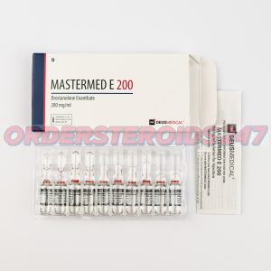 MASTERMED E 200 (Drostanolone Enanthate) by Deus Medical is an injectable anabolic steroid used for lowering cholesterol and treating certain cancers