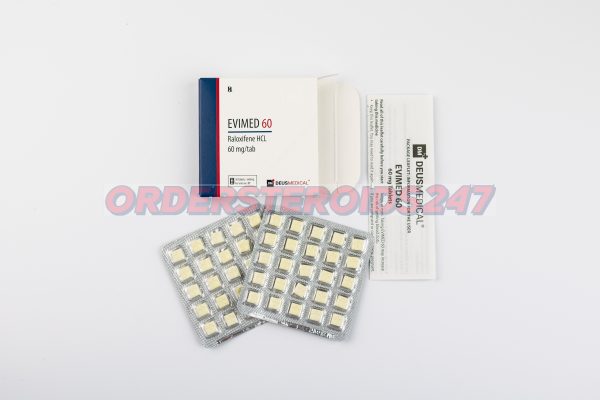 EVIMED 60 (Raloxifene HCL) by Deus Medical, a selective estrogen receptor modulator