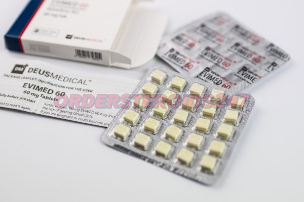 EVIMED 60 (Raloxifene HCL) by Deus Medical, a selective estrogen receptor modulator