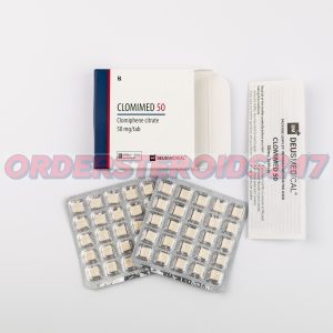 CLOMIMED 50 (Clomiphene Citrate) by Deus Medical, a fertility medication containing 50 mg per tablet, used to treat female infertility and stimulate ovulation