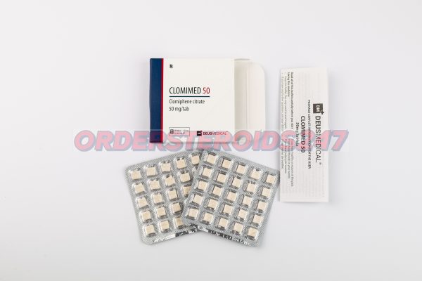 CLOMIMED 50 (Clomiphene Citrate) by Deus Medical, a fertility medication containing 50 mg per tablet, used to treat female infertility and stimulate ovulation