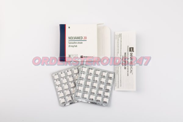 NOLVAMED 20 (Tamoxifen Citrate) by Deus Medical, an anti-estrogen medication containing 20 mg per tablet, used to treat breast cancer and reduce recurrence risk